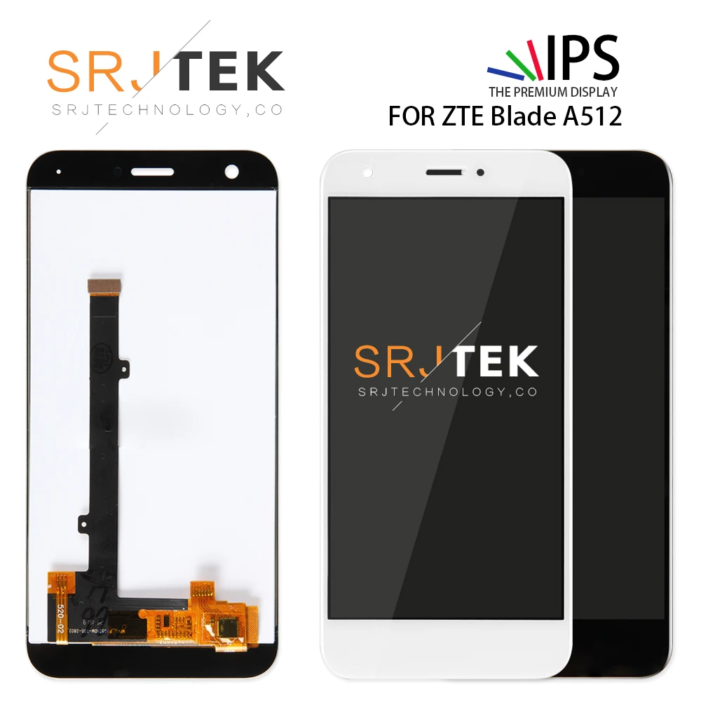 SRJTEK ЖК-дисплей для zte Blade A512 экран дисплея для zte A512 Z10 ЖК-дисплей сенсорный дигитзер стекло сенсор матрица сборка 512 Замена