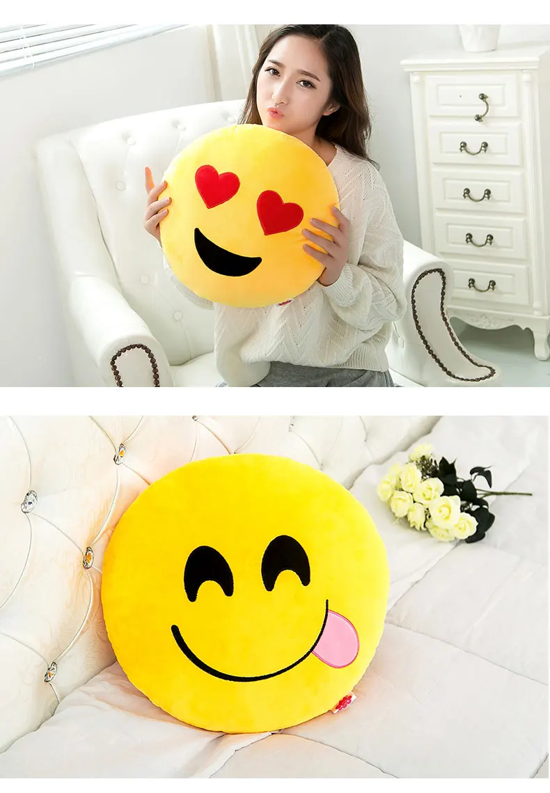Funny Cute Cartoon Pillow Gel Seat Cushion Emoji Gato Round Cushion Emoticonos Smile Pillow Stuffed Plush kussen Coussin Licorne Funny Cute Cartoon Pillow Gel Seat Cushion Emoji Gato Round Cushion Emoticonos Smile Pillow Stuffed Plush kussen Coussin Licorne