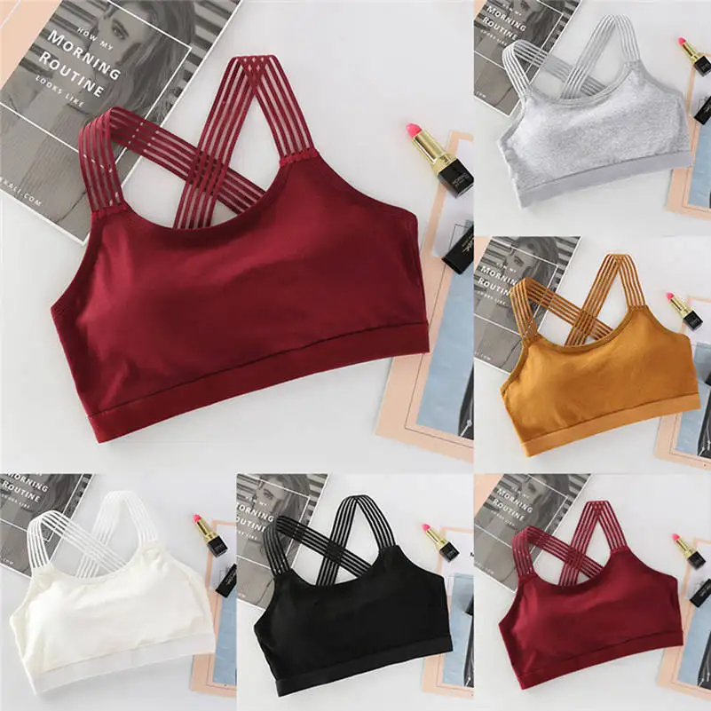 

Sexy Bra Women Sexy Lingerie Casual wild Women's Underwear Sexy Without Steel Ring Bra Beauty Back Tube Tops Bralette 661BR10
