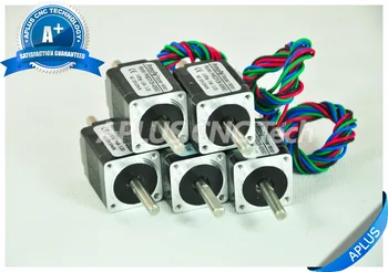 

5 PCS NEMA 8 Micro Stepper Motor, 1.96oz-in 28mm 0.6A, 1.8degree, 4wires