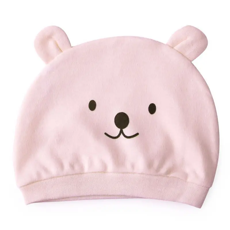 

Beauty Winter baby hat spring unisex more colors cotton hats for children Cartoon baby animal cap Ramdon Color