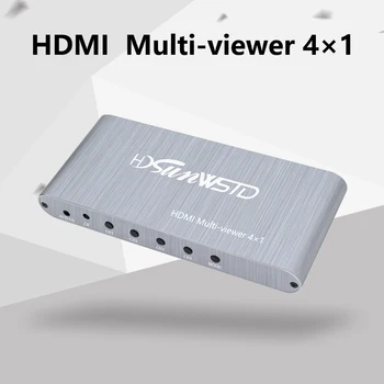 

HDMI 4x1 Multi-viewer Full 1080p Switcher Seamless Multiviewer Switch Screen Splitter Converter