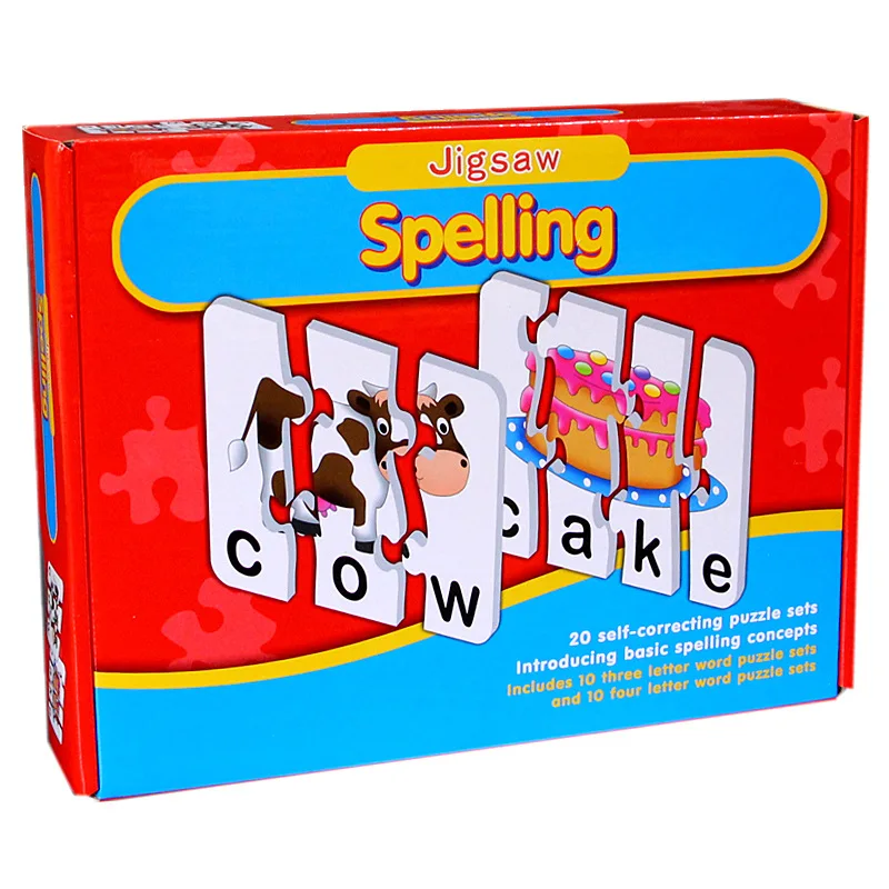 

Intelligence puzzle learn english word match spelling for kids early education learn table games