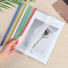 50 шт. стержневого зажима папка офисные школьные принадлежности, блокноты дней Бумага держатель файлов папки для файлов A4 документы Бумага s купюр тетради