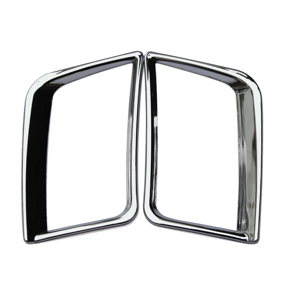 

HOT ! ABS chrome trim Car accessories interior outlet decoration ring For Hyundai Solaris Verna 2011 2012 2013 2014 2015