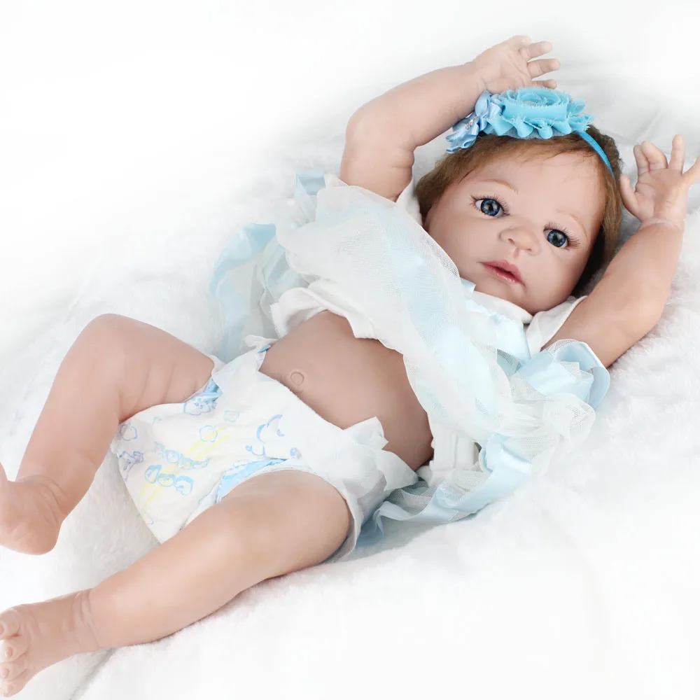 KAYDORA Мода Bonecas принцесса кукла реборн для девочек Reborn Baby Doll Реалистичная 22 дюймов виниловая полная силиконовая кукла игрушки