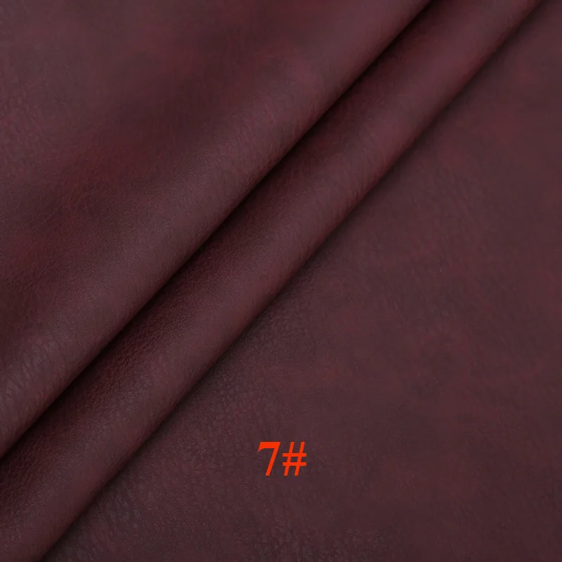 Meetee 100*138cm Faux Artificial Synthetic Leather Fabric for Sewing DIY Bag Shoes Sofa Material Home Decor Accessories - Цвет: 7