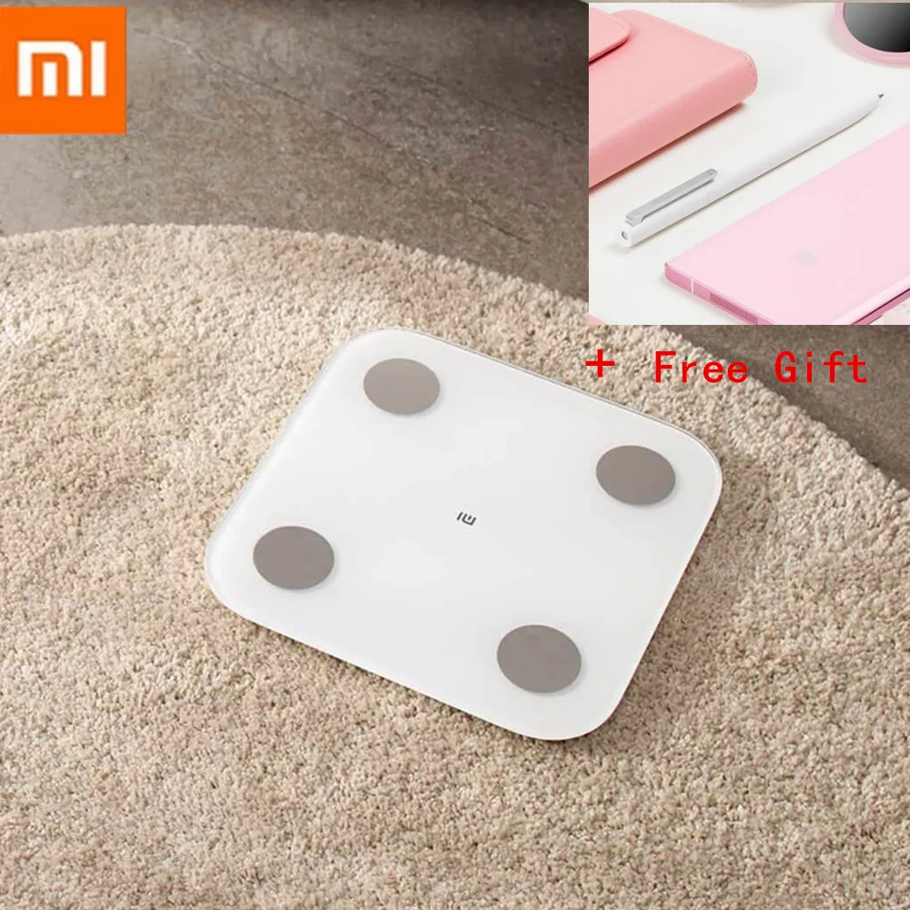 Newest Xiaomi Mi Smart Body Fat Scale 2 Bluetooth 5.0 APP Monitor Body