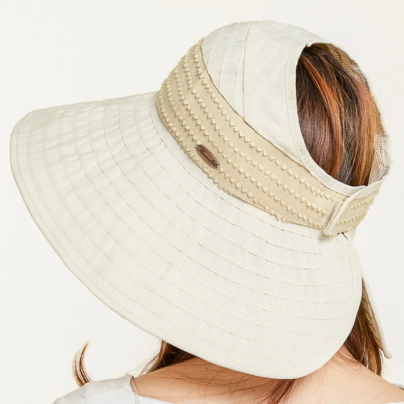 

Summer color Hat Sun Hat Women's Summer bow Fabric Hats For Women Beach Headwear