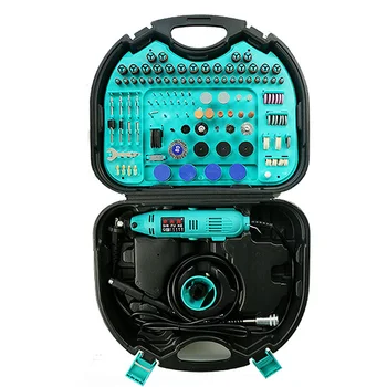 

180W Electric Grinder Machine Kit Multifunctional DIY Infinitely Variable Speed Hand Electric Drill Tools Set Polishing Carving