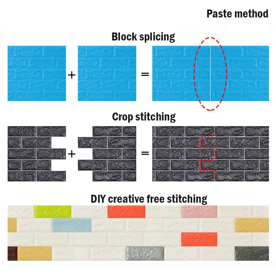 3D Wall Paper Modern Brick Pattern Home Decoration Wallpaper Self-adhesive Waterproof Stickers Bedroom Children Contact Paper 3D Wall Paper Modern Brick Pattern Home Decoration Wallpaper Self-adhesive Waterproof Stickers Bedroom Children Contact Paper