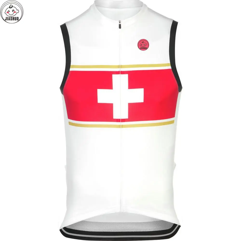 Национальный Швейцарский гоночная команда горный/Дорожный PRO велосипедный жилет/Джерси JIASHUO заказной велосипед Ropa CICLISMO MAILLOT - Цвет: like the photo