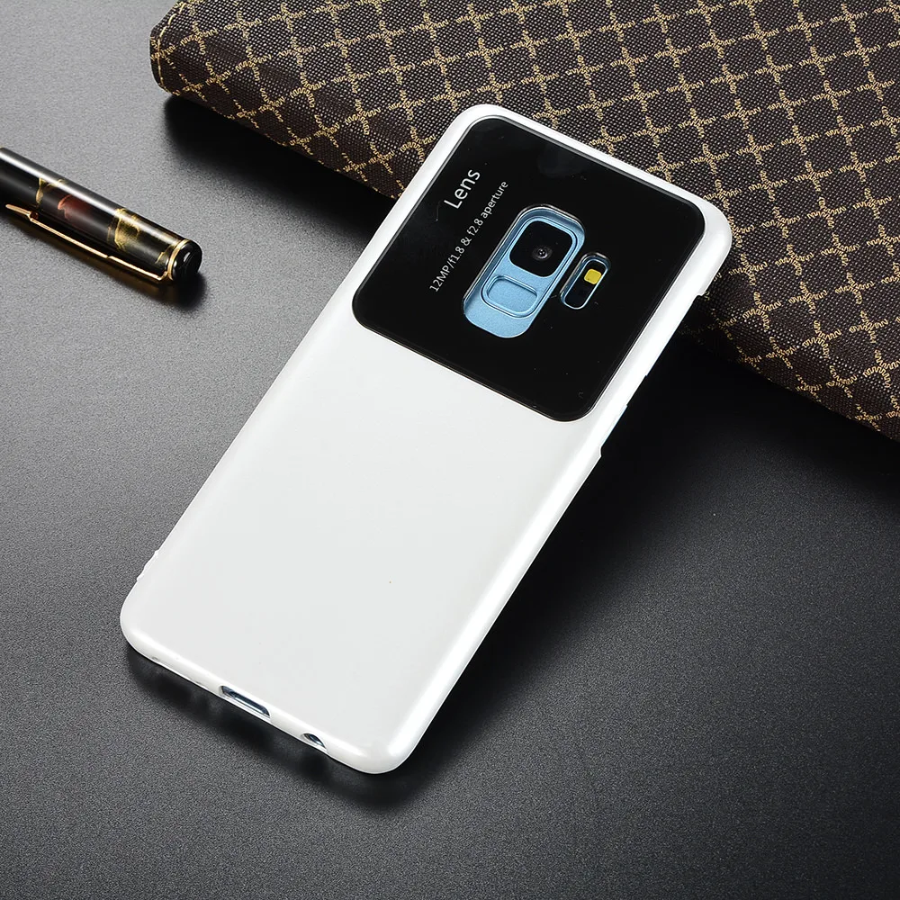 Оригинальный чехол для защиты глаз Samsung Galaxy S7 edge S8 S9 Plus винтажный матовый тонкий