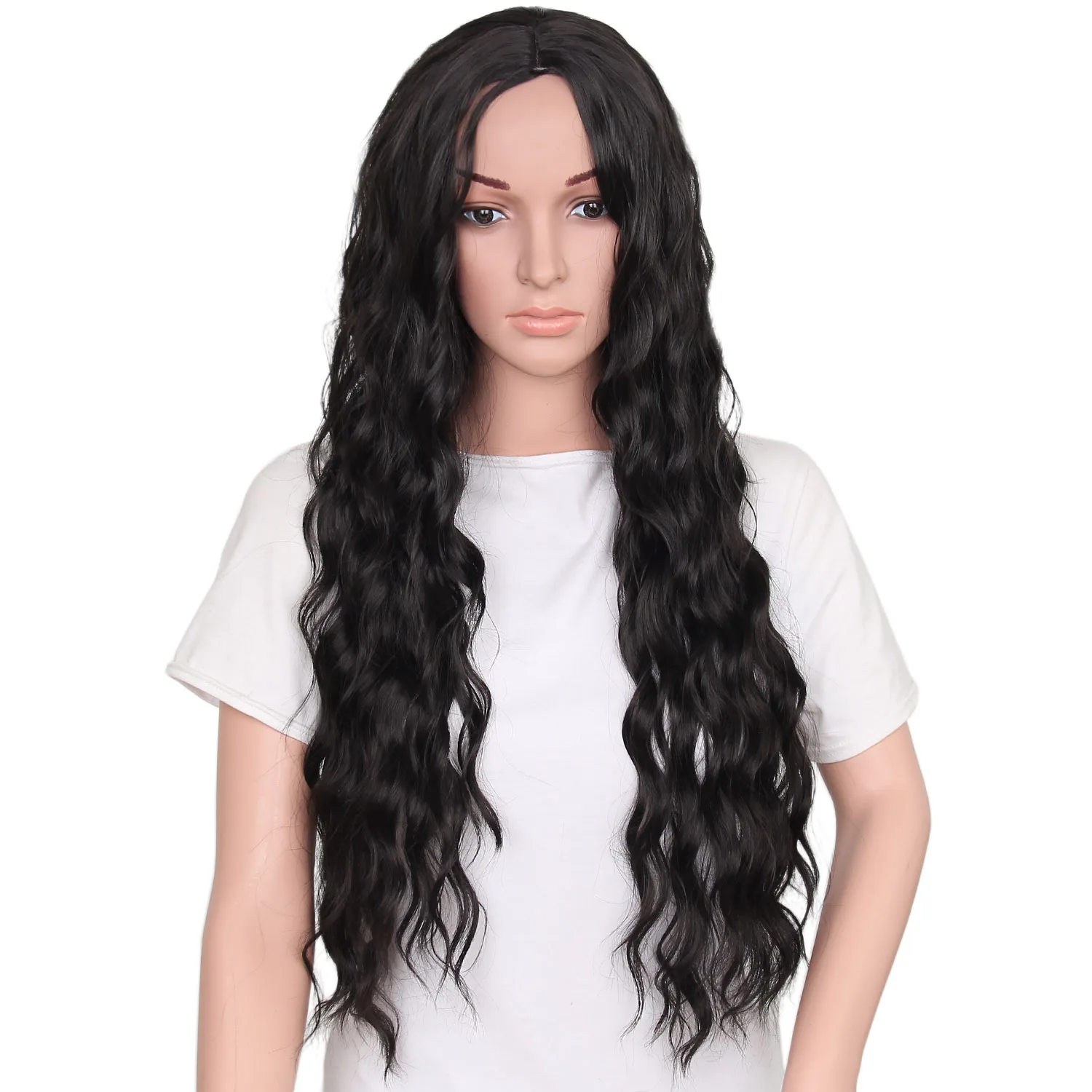 YxCheris яки вьющиеся парики для женщин Омбре светлые волосы парик тепла Reisistant волокна синтетический длинный парик косплей