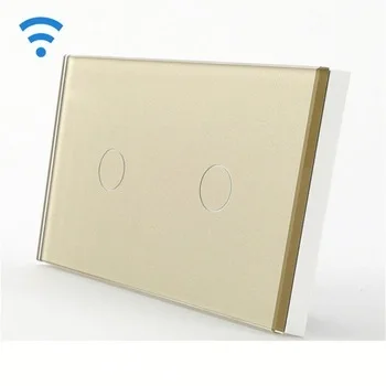 

Bseed 240v Touch Switch 2 Gang 2 Way Remote Touch Switch With Remote Control Gold Remote Control Switch Us Au
