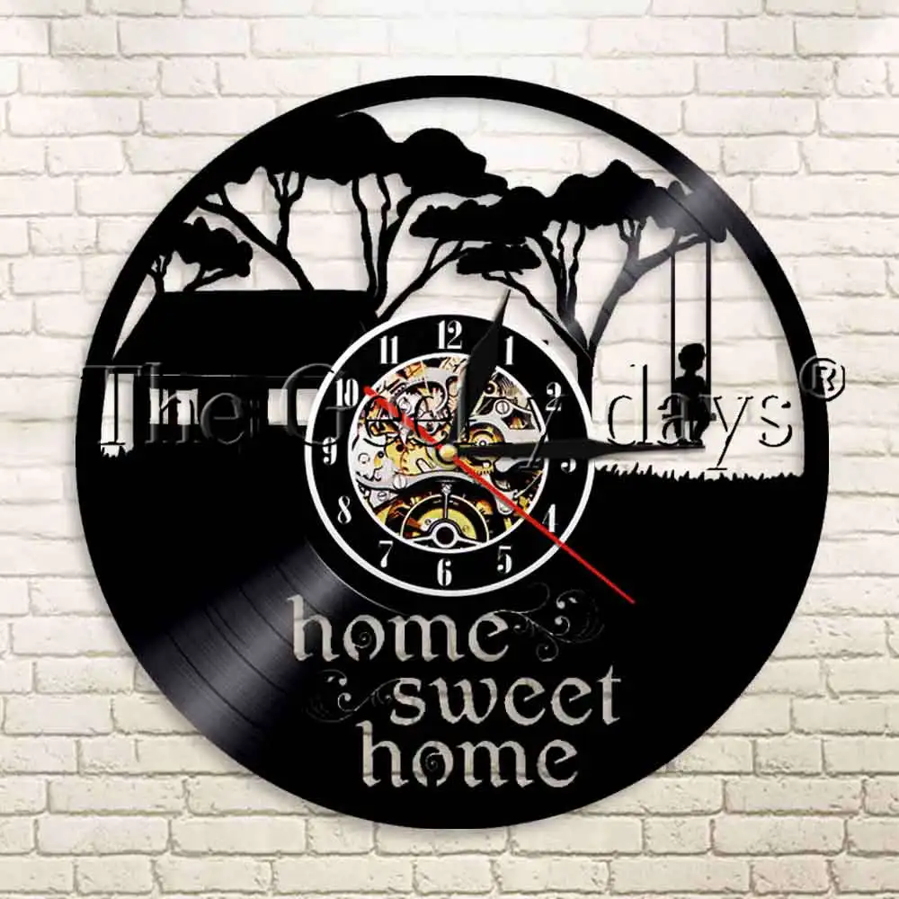 Buy 1Piece Home Sweet Home Wall Art Vinyl Record Wall