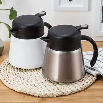 

Stainless Steel Vacuum Coffee Insulated Pot Mocha Espresso Latte Coffee Thermos Bottle Cafe Tool Cold Kettle
