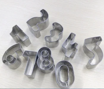 

9PC/LOT eco-friendly stainless steel clay mould also can be used as cookie mould,pass FDA test .