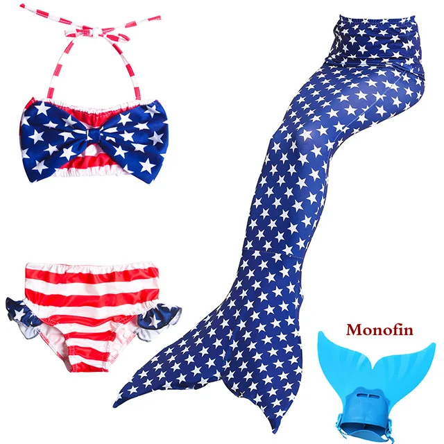 2018-New-4pcs-Kids-Girls-Swimming-Mermaid-Tails-with-Monofin-Cosplay-Costume-Children-Mermaid-for-Child(8)