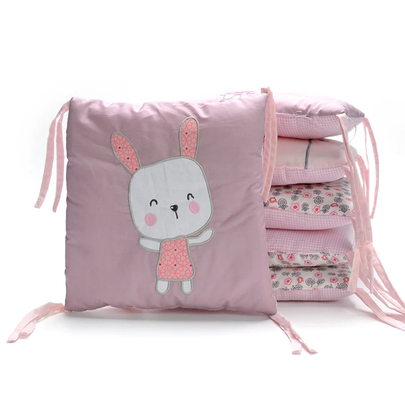 6pcs Baby Bed Bumpers for Newborn Crib Bumper Cotton Baby Bedding Around Protection Back Cushion Pillow Crib Bumpers Bedding