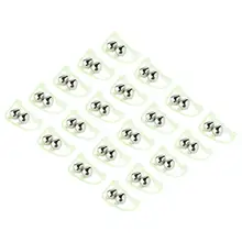 20шт сигнализатор клева для рыбалки Удочка колокольчики Морской рыболовный Фидер фосфоресцирующий будильник колокольчик морская Морская Рыбалка снасти аксессуар