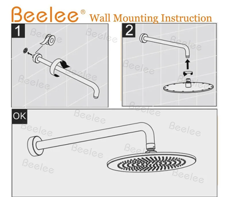 Wall mounting instruction