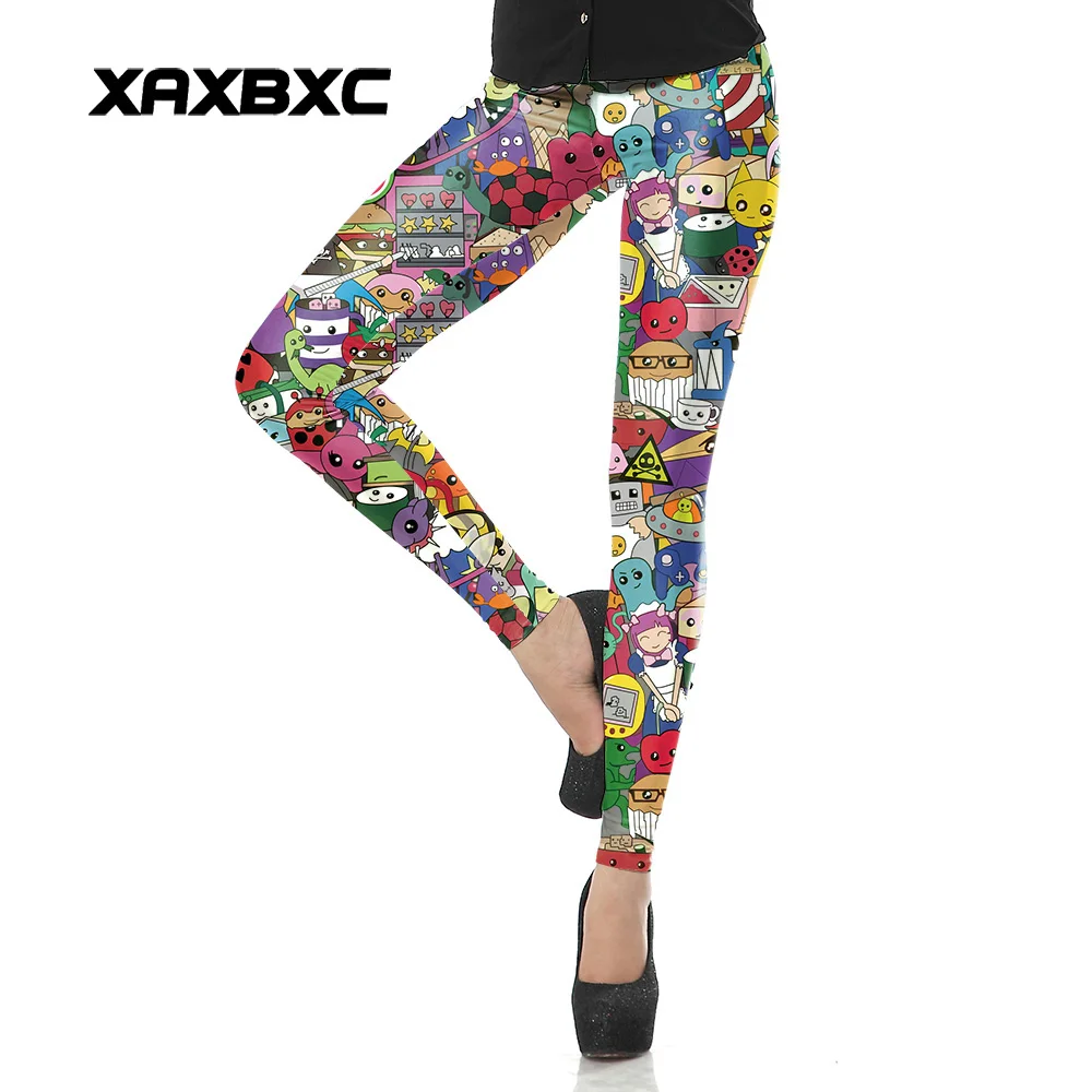 Buy 1550 Sexy Girl leggins Japan Cartoon Food Party
