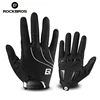 ROCKBROS coupe-vent cyclisme vélo gants écran tactile équitation vtt vélo gant thermique chaud moto hiver automne vélo vêtements ► Photo 2/6