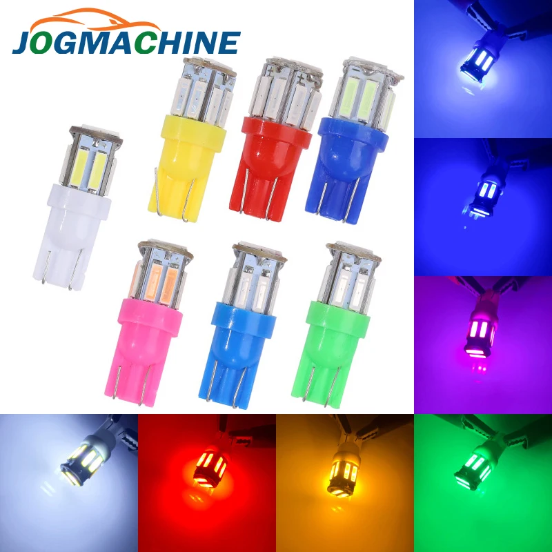 W5W 10 7020 SMD автомобильный T10 светодиодный 194 168 Клин Замена заднего прибора панель