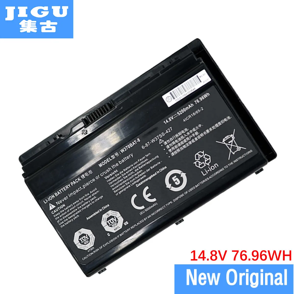 JIGU ноутбука Батарея W370BAT-3 W370BAT-8 для CLEVO K660E W350ETQ W350STQ W370ST XMG A503 A504 P2742 P2742G для Sager 7358