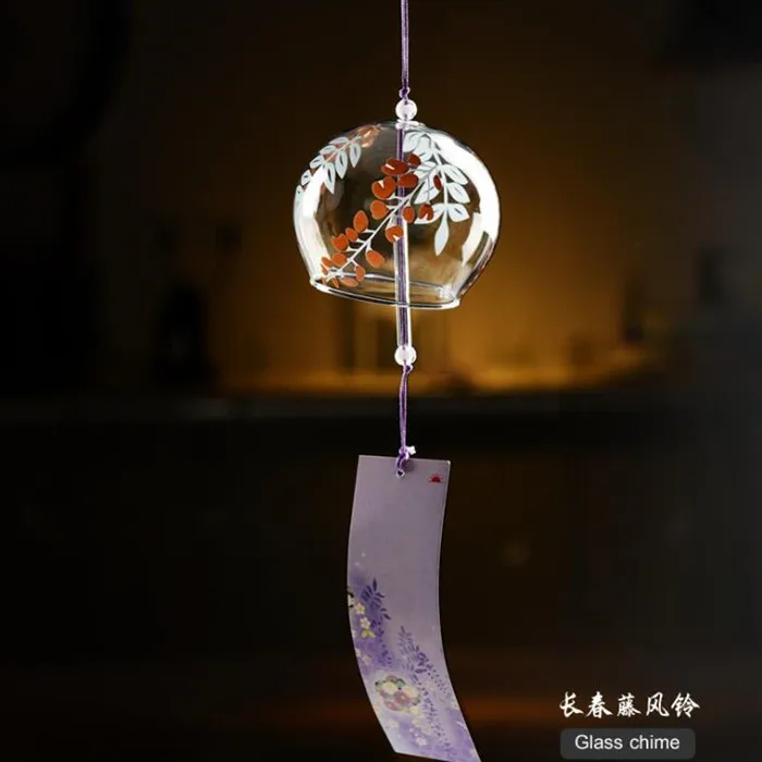 120 шт./упак. большая сумка 7 см* 8 см ручной Drwaing glass Windchime Топ популярный друг подарок Windchime красивый подвесной домашний декоративный - Цвет: 120pcs ivy D