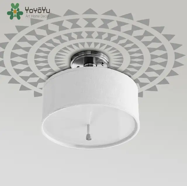 Big Size Choose Ceiling Medallion Decal Modern Aztec Ethnic Decor Removable Art Vinyl Lamp Chandelier Wall Sticker Ny 435 In Wall Stickers From Home