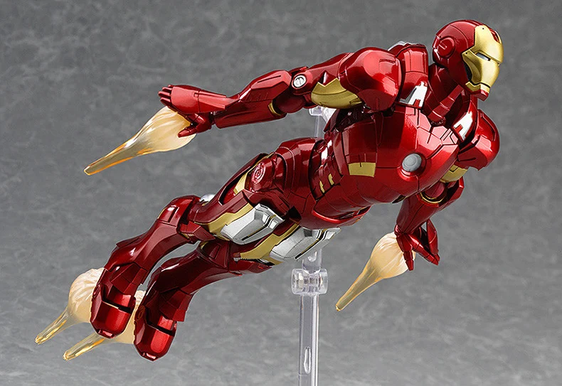 

Figma 217 The Avengers Age of Ultron Ironman Figure MK7 Iron Man Toy Model 16cm