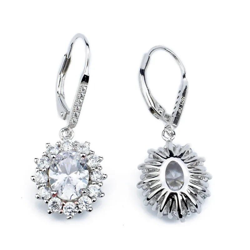 925 Sterling silver drop earring GNE0955 (2)