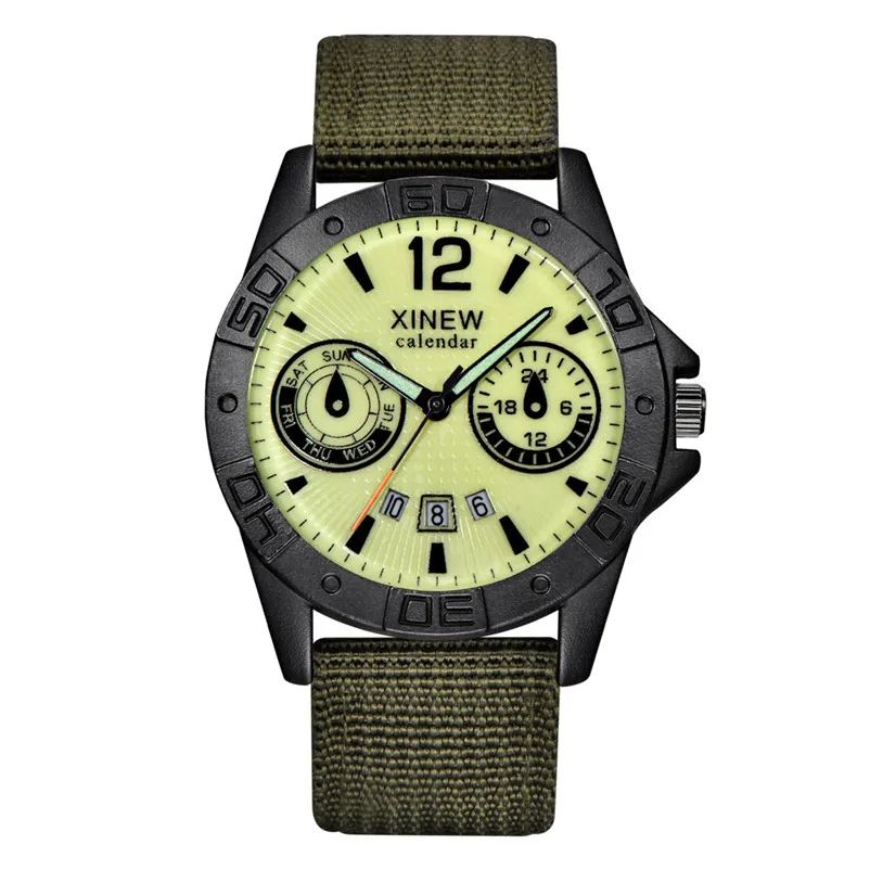 Fashion mens watches top brand luxury quartz-watch Analog Sport Stainless Steel Case Wrist Watch Clock relogio masculino 3M24 (2)