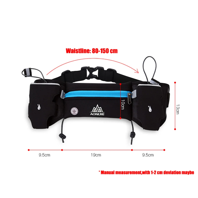 

Newly New Men Women Outdoor Sports Waist Pack Hiking Racing Running Fitness Lightweight Bottle Water Belt Bag DOD886