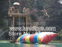 inflatable catapult blob water jumping pillow