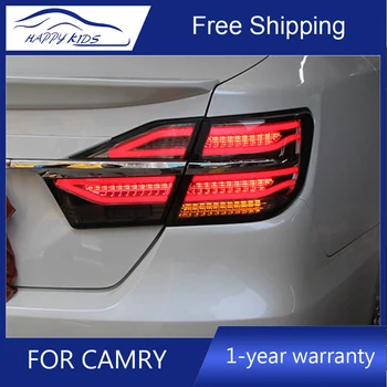 

Car styling Stop Tail light For Toyota Camry 2015-2016 Led Tail lamp for Camry V55 Rear Lamp back DRL+Brake+Park+Signal lights