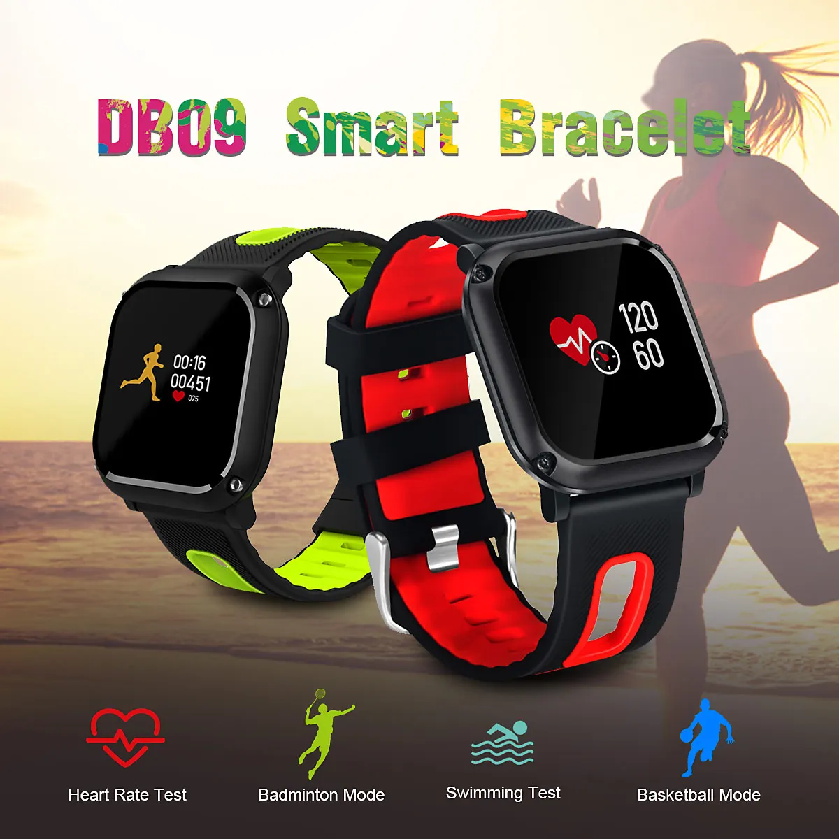 

Color Screen Smart Bracelet Waterproof Wristband +Minisuit Cellphone Sporty Armband For Outdoor Running Compatible IOS Android