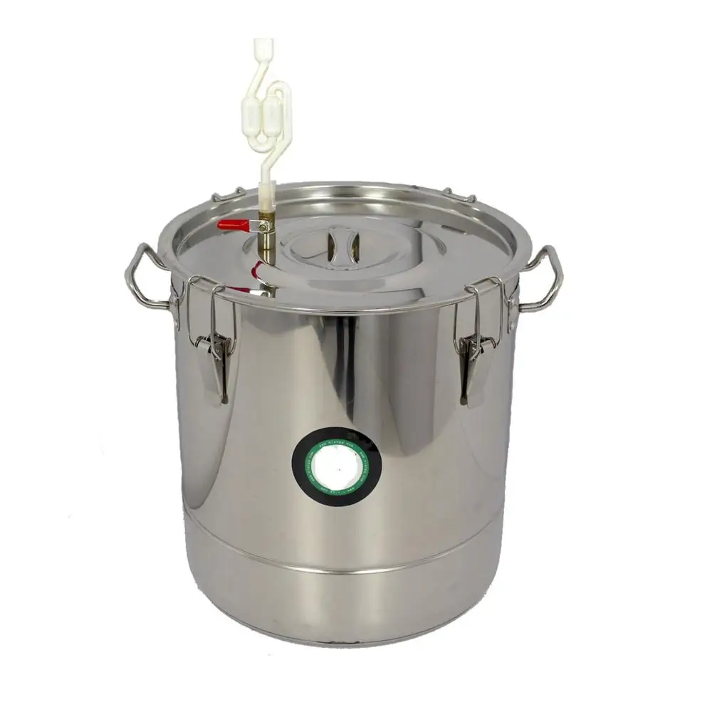 

45L 301 Stainless Steel Fermenter Fermentation Barrel Home Brew Wine Beer