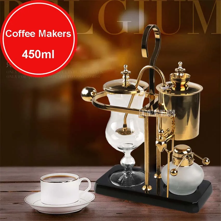 

450ml Real coffee baling coffee / Belgian coffeepot, coffee pot siphon with high quality and excellent apperance Stainless steel
