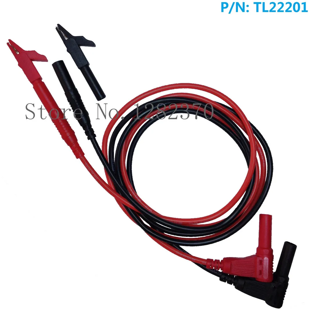 

[SA] TL22201 14AWG super-soft silicone for the first multimeter test leads can add CL4258 alligator clip red+balck 1.5M -5pair