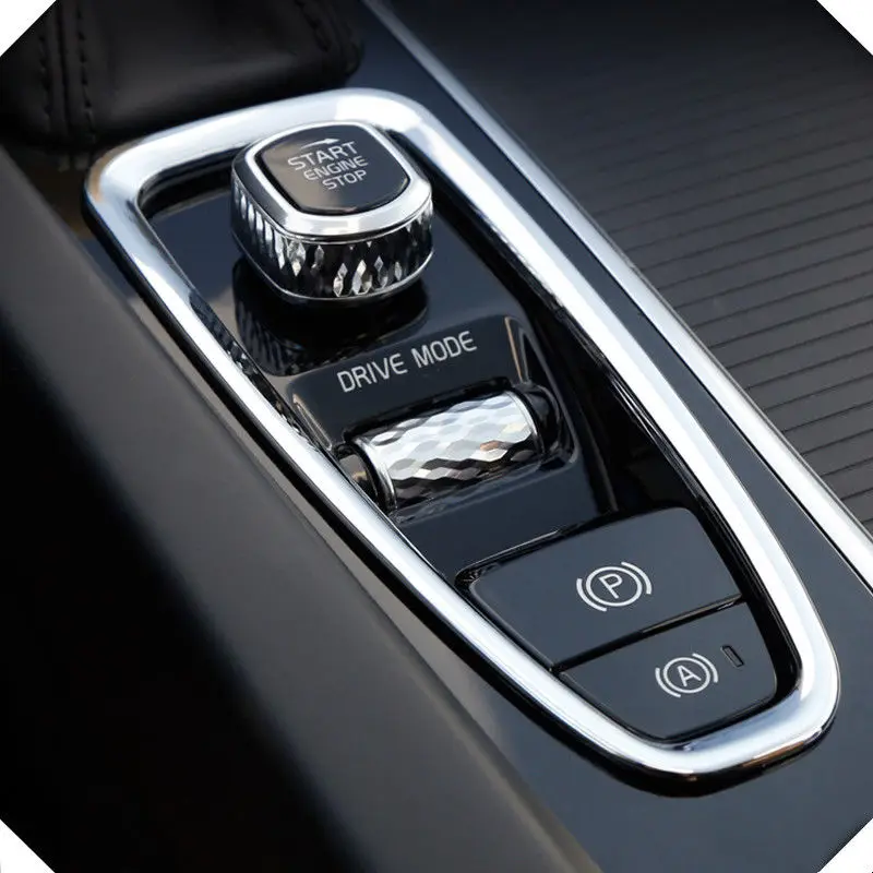 

For VOLVO XC60 2018/ XC90 2015-2018 ABS Car Electronic Handbrake Cover Trim Frame Car Engine Start Stop Button Frame Trim