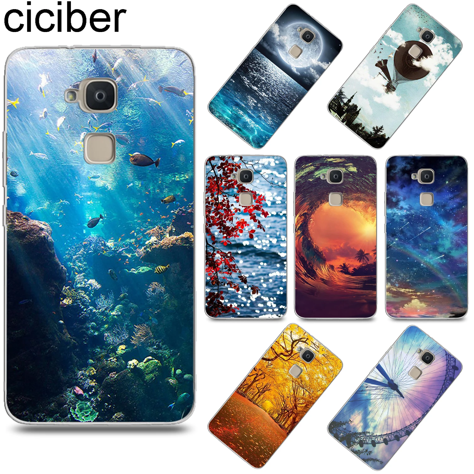 

ciciber Landscape Sky for BQ Aquaris U2 C U X5 V VS X2 X M Plus Lite Pro Soft TPU Phone Case Coque for BQ M5 E5s M5.5 E4.5 M4.5