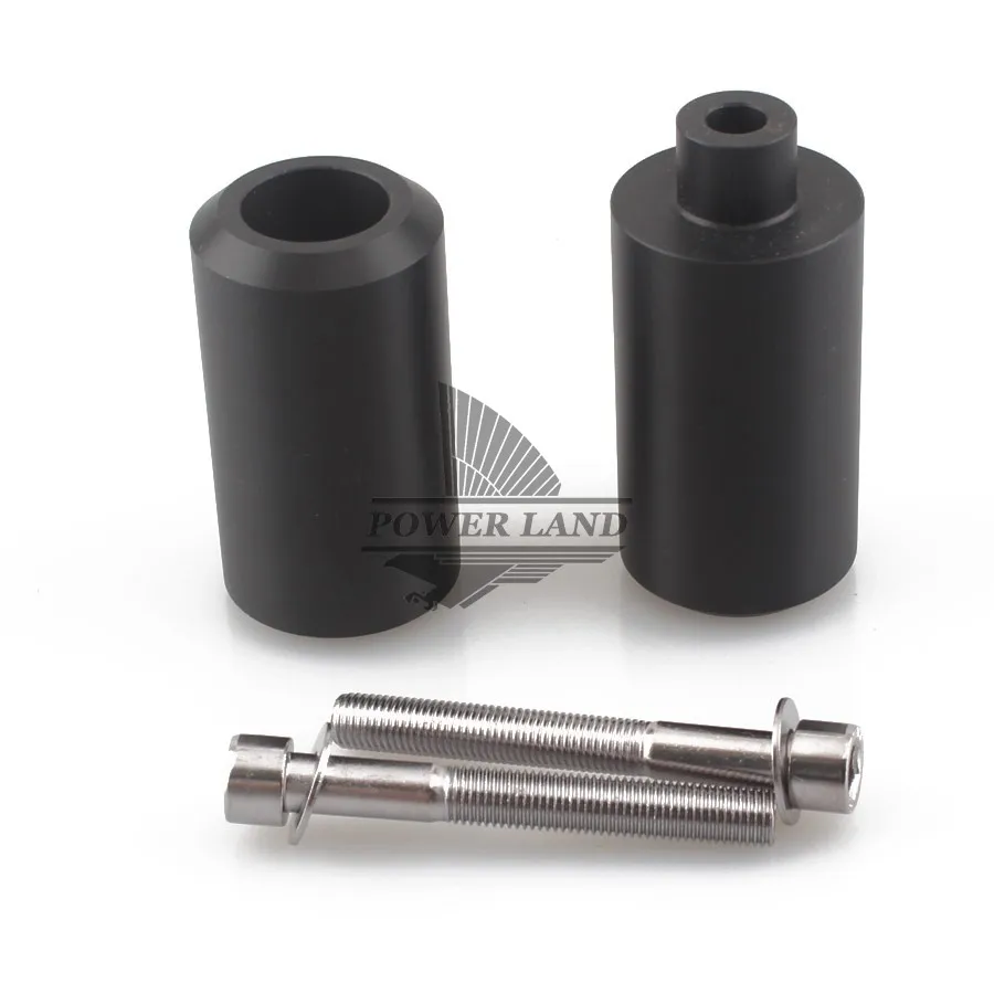 

1set Black Motorcycle Falling Protectors Parts No Cut Delrin Frame Slider Anti Crash Frame Caps for Yamaha YZF-R1 2002-2003