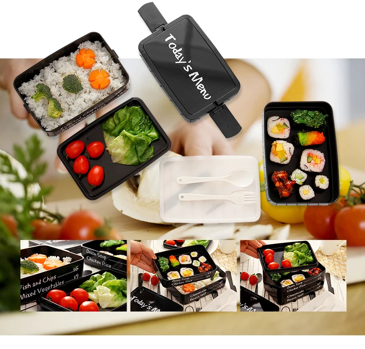 ORZ 3 слоя японский Bento Box пластик микроволновая печь Ланч-бокс дети Пикник Кемпинг контейнер для хранения еды отсек Ланч-бокс