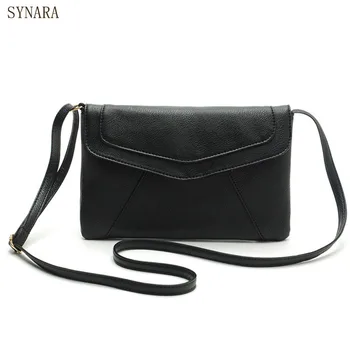

Cheap Women Envelope Bag Pu leather Handbag shoulder bags Ladies Crossbody Sling Messenger Bag Purses Blue Black Brown 7 colors