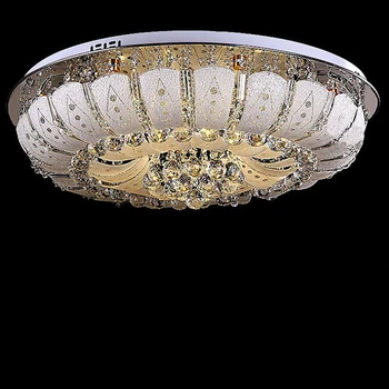 

Modern Round Crystal Stainless Steel Lamparas De Techo Ceiling Lights.LED Ceiling Light.Ceiling Lamp For Foyer Bedroom