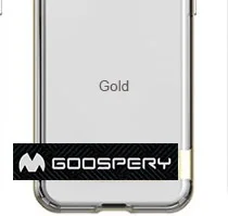 Mercury Goospery Dream Bumper прозрачный с откидной Чехол для samsung Galaxy S7 Edge S8 S9 Plus Note 5 8 9 - Цвет: gold