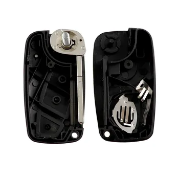 Keyforkesscustodia a 3 pulsanti pieghevole pieghevole a distanza per auto chiave Shell Cover per Fiat 500 Panda EVO Idea Punto Ducato Stilo Doblo Bravo belgio - YIQIXIN custodia a 3 pulsanti pieghevole pieghevole a distanza per auto chiave Shell Cover per